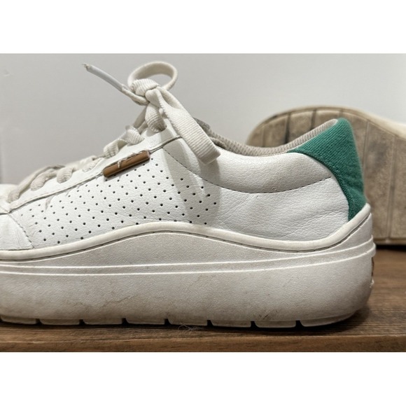 Dr. Scholl's Shoes - Dr. Scholl's Time Off Max Womens Shoes Sz 7 W Tennis White Leather Sneakers